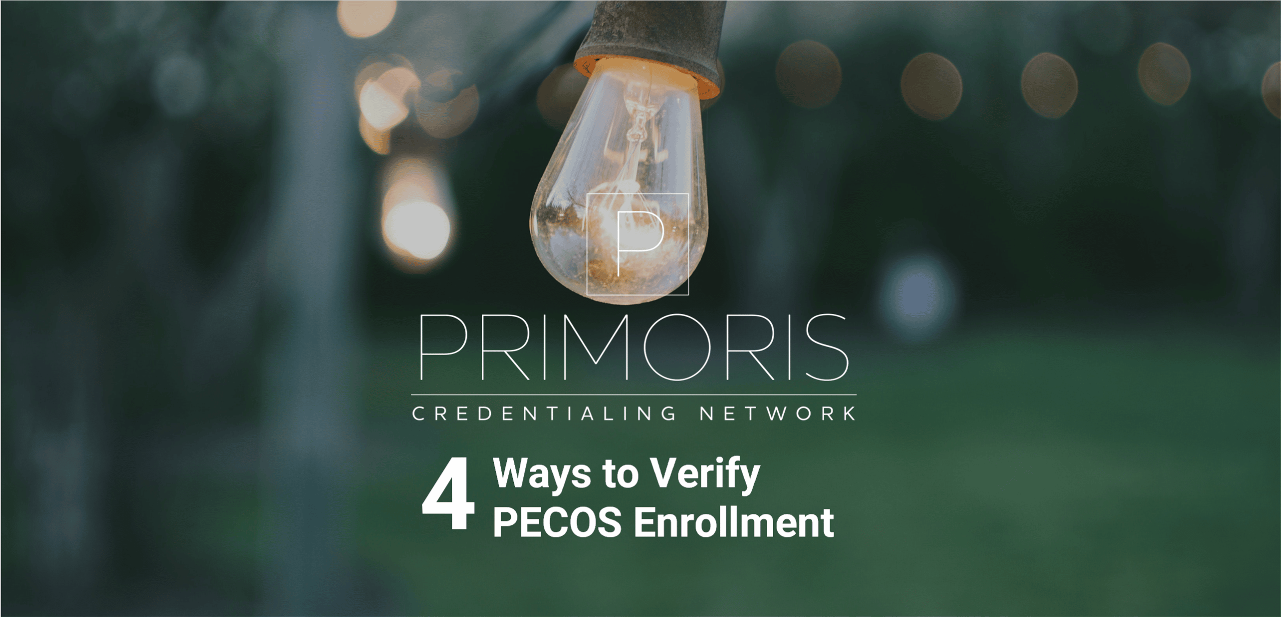 PECOS Enrollment Verification
