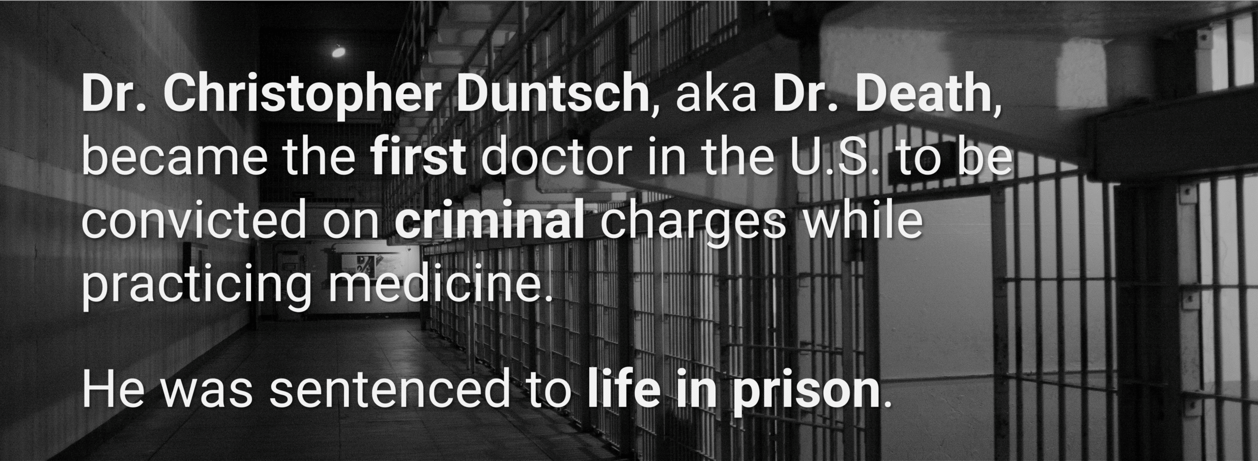 Dr. Death Sentenced To Life In Prison