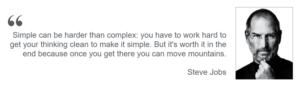 Steve Jobs On Simplicity